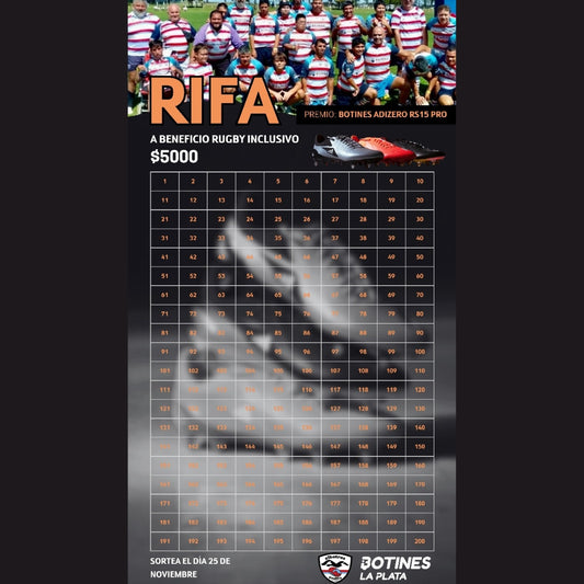 RIFA A BENEFICIO - ALBATROS PRE MIX